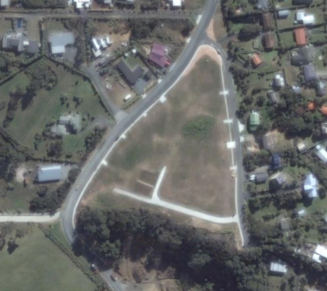 Historic 2006 aerial photograph of the Devon Street site before residential development